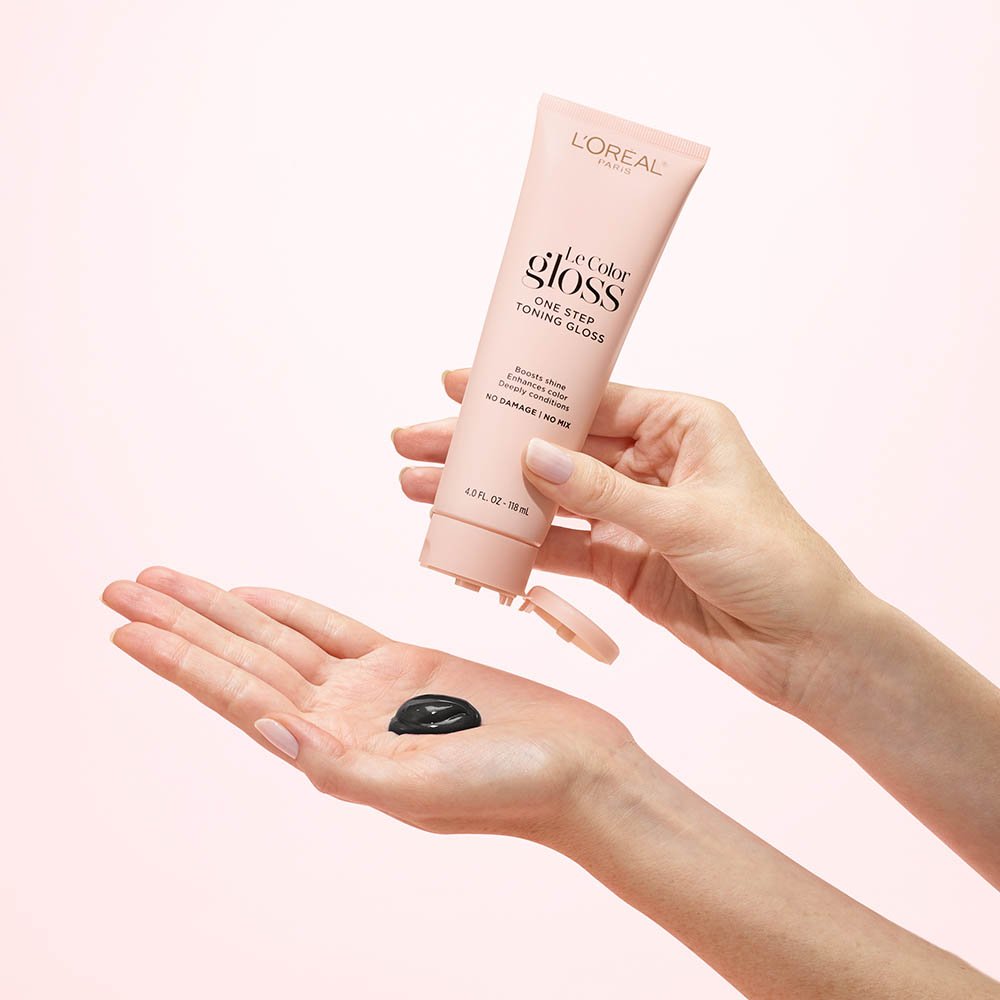 LOreal Hair Color Le  Color Gloss Black In Hand 071249409824 AV22